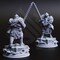 Dwarf Paladin of Lore from DM Stash's Under Darkness set. Total height apx. 47mm. Unpainted resin miniature product 3